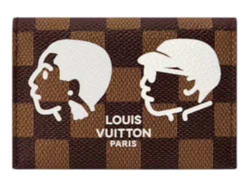 Louis Vuitton x Nigo Slim Card Holder - Brown