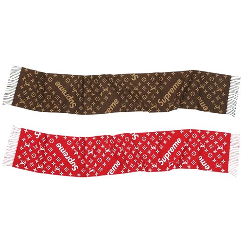 Louis Vuitton x Supreme Monogram Scarf - 00049 1SS1725LVXSMS BROW