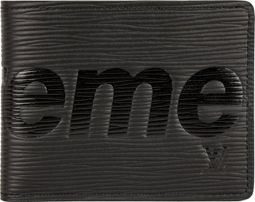 Louis Vuitton x Supreme Slender Wallet Epi Black - Multicolor
