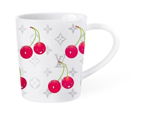 Louis Vuitton x Takashi Murakami Cherry Mug - White Monogram