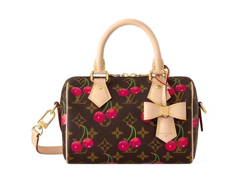 Louis Vuitton x Takashi Murakami Cherry Speedy Bandouliere 20 - Brown Monogram