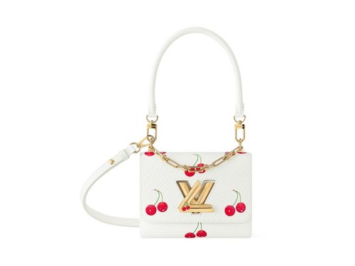 Louis Vuitton x Takashi Murakami Cherry Twist PM - White