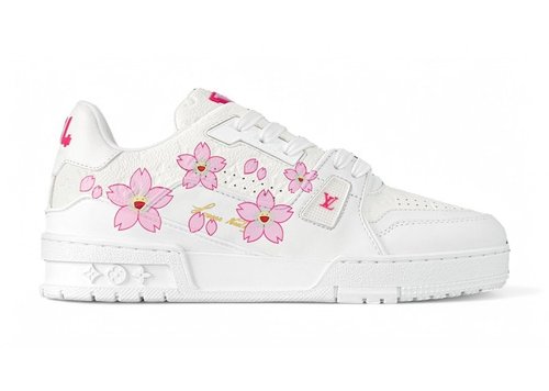 Louis Vuitton x Takashi Murakami LV Trainer Sneaker Cherry Blossom - White - YP1AGZEJ