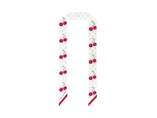 Louis Vuitton x Takashi Murakami Monogram Cherry Bandeau - White - YPM94968