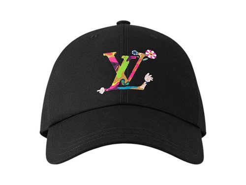Louis Vuitton x Takashi Murakami Superflat Cap - Black - M SIZE : M5000M