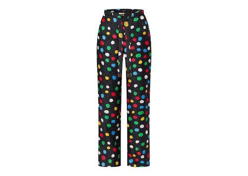 Louis Vuitton x Yayoi Kusama Painted Dots Pajama Pants - Black - YP1AB7YK