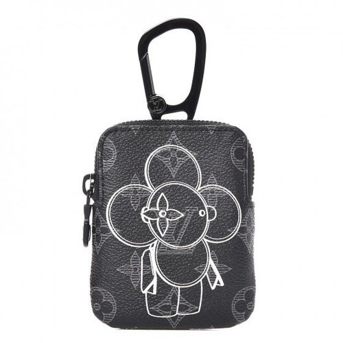 Louis Vuitton Zip Key Ring Monogram Vivienne Eclipse - Black