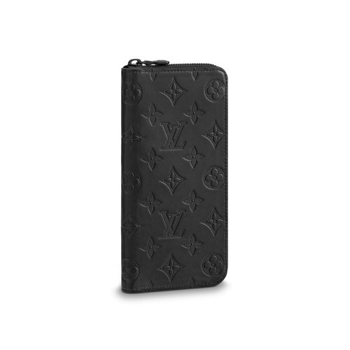 Louis Vuitton Zippy Wallet Verticle Monogram Shadow - Black