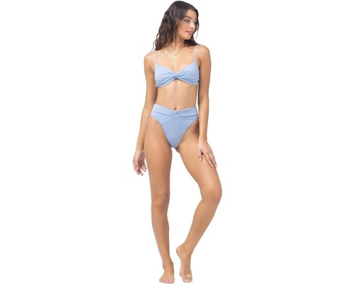 LSpace Shine On Shimmer Ringo Top Swimwear - Sky Blue - SH.RIT21