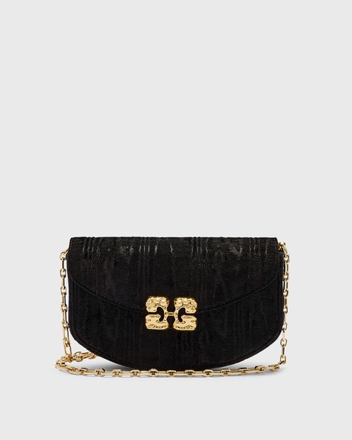 Lulu Wallet On Chain Velvet Moire - B2.60015