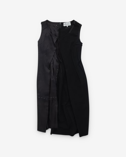 Maison Margiela Anonymity Of The Lining Dress - Black - S51DD0042MTN092