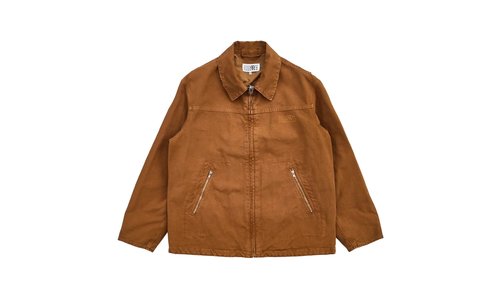 Maison Margiela Canvas Zip-Up Jacket - SH0AM0048M35249132