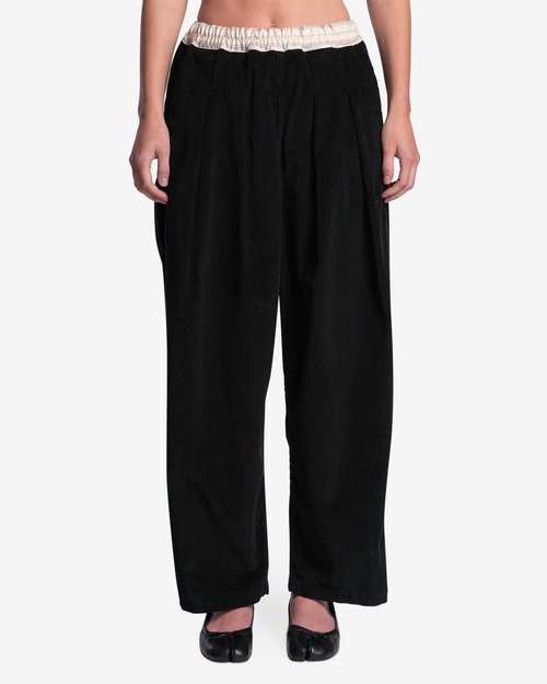 Maison Margiela Contrast Corduroy Trousers 'Black