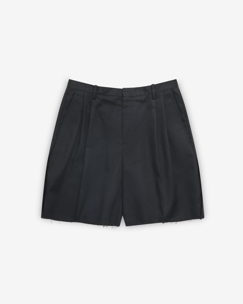 Maison Margiela Cotton Blend Bermuda Shorts - Black - S67MU0063S54042900