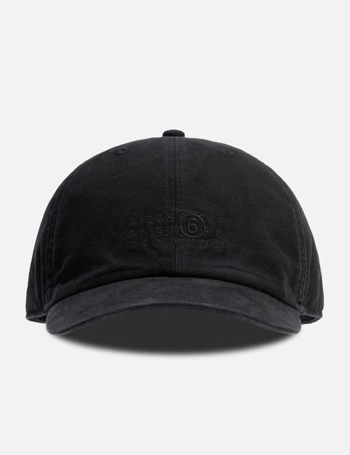 Maison Margiela Cotton Canvas Cap - Black