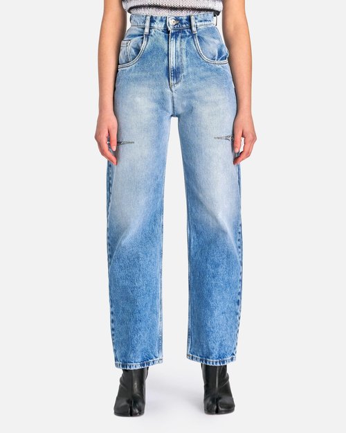 MAISON MARGIELA｜JEANS (S51LA0051 S30513 470) Maison Margiela Cotton Jeans S51LA0051.S30513-470 DENIM