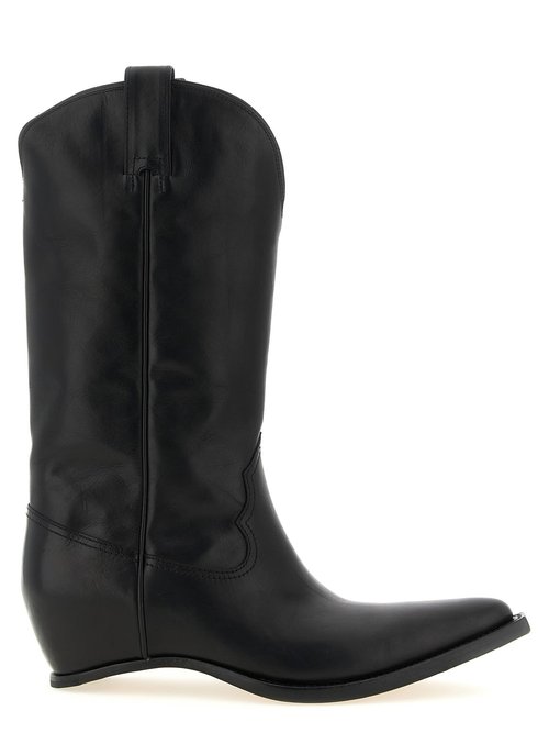 Maison Margiela Heel-Less Western Boot - Black - S97WW0065P7677T8013