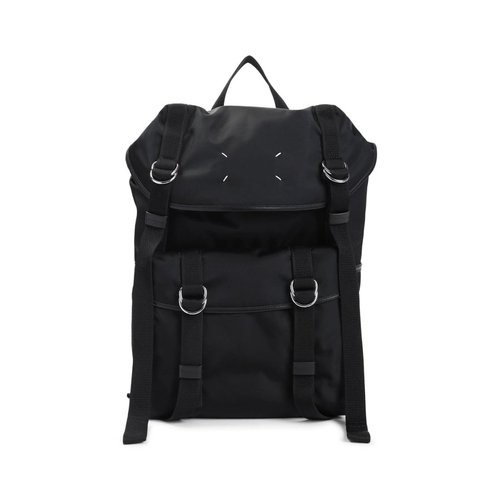 Maison Margiela High Tech Medium Backpack - Black/White - SB1WA0016.P6763 T8013 H:38CM