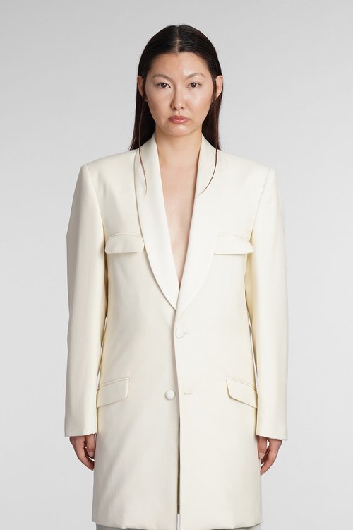 Maison Margiela Women's Wool Jersey White main image 1