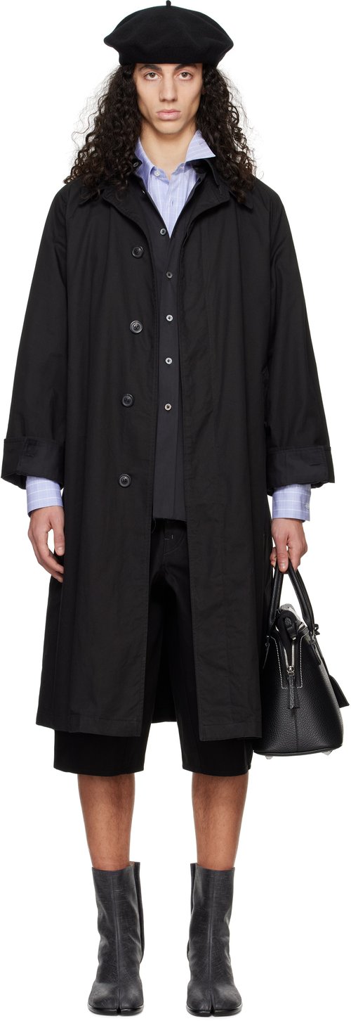 Maison Margiela Layered Trench Coat 'Black' - S50AH0137