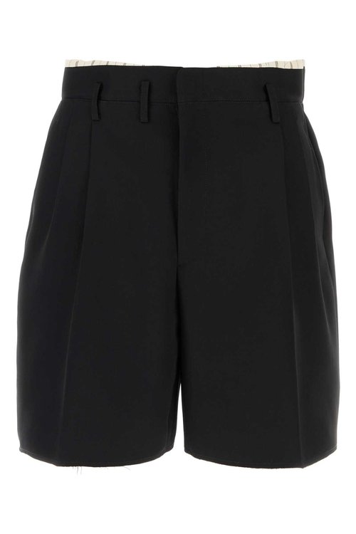 Maison Margiela Lining Insert Bermuda Shorts - Black - S50MU0093M35693_900