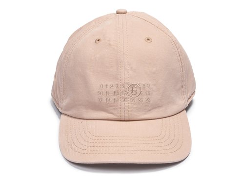 Maison Margiela MM6 Cotton Canvas Hat - Faded Pink - SH0TC0008-M35346-231