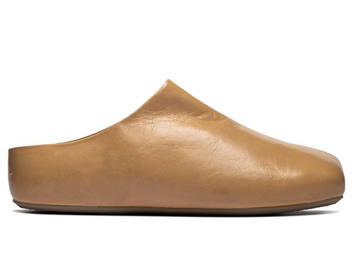 Maison Margiela MM6 Leather Slipper - Tan - SH1WX0010P7561T2135