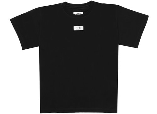Maison Margiela MM6 Patch Logo T-Shirt - Black - S52GC0300