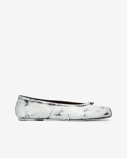 Maison Margiela New Tabi Ballerinas - Black/White - S58WZ0127 P4162 H153