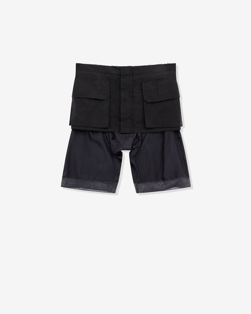 Maison Margiela Overlay Cargo Shorts - Black - S51MU0069