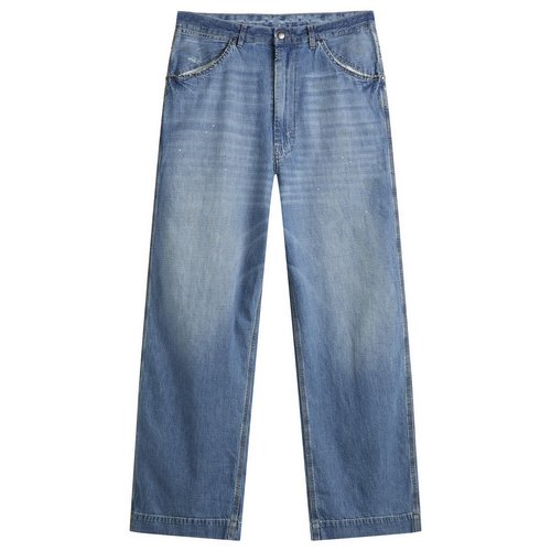 Maison Margiela Oversized Jeans - Medium Blue Vintage - S51KA0615-M30021-963