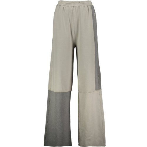 Maison Margiela Patchwork Cotton Sweatpants - Grey - S62KB0131