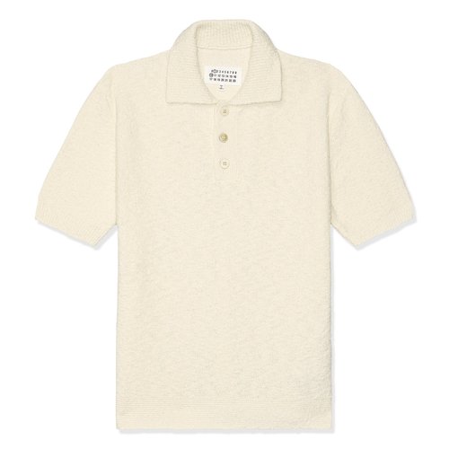 Maison Margiela Polo Shirt - Cream - S51GL0043-S18197-102