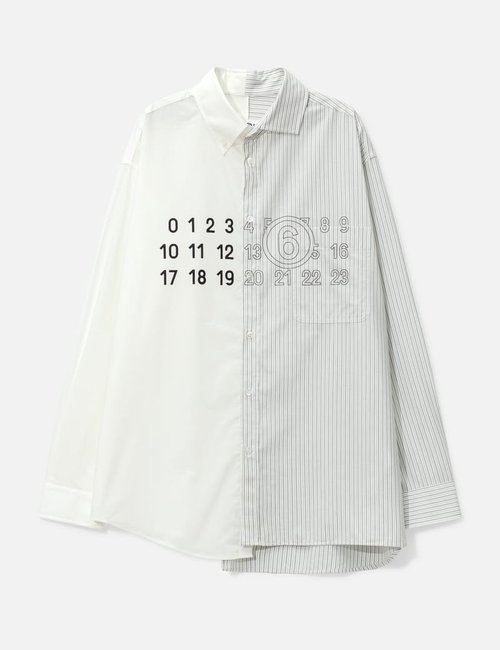 Maison Margiela Poplin Shirt - White/Grey