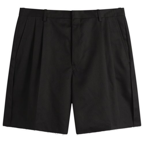 Maison Margiela Raw Hem Tailored Shorts - Black - S67MU0063-S54042-900