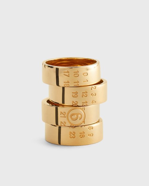 Mm6 Maison Margiela Stacked Numeric Metal Ring - SM7UQ0113P8754950