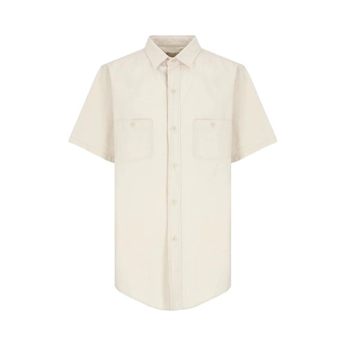 Maison Margiela Short-Sleeve Cotton Shirt - S50DR0010 M30022 103