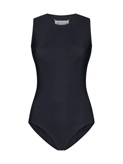 Maison Margiela Nylon Bodysuit - Black - S51NA0065S20518_900