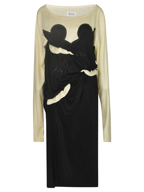 Maison Margiela Spliced Jersey Midi Dress - S51DD0013S23008967