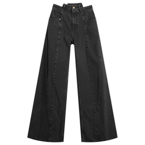 Maison Margiela Step Waist 5 Pocket Jeans - Medium Black Stone - S51LA0133-S30496-961