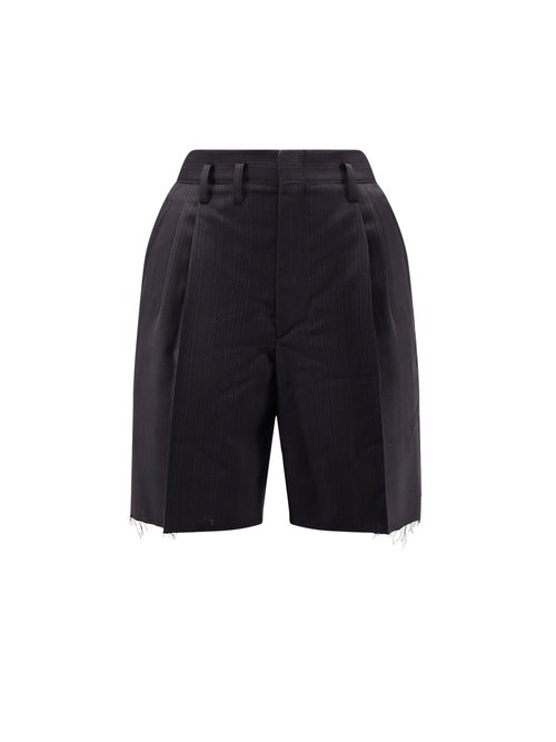 Maison Margiela & Tailored Shorts - Black/Blue - S50MU0090M35491001F
