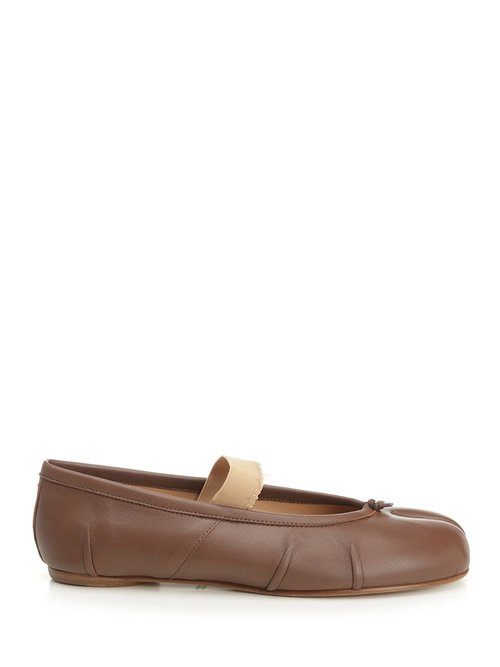 Maison Margiela Tabi Ballerina Flat Elastic Band - Warm Coffee/Nude - S39WZ0104P6853HB038