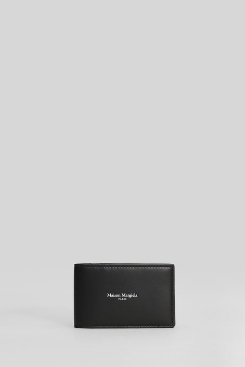 Maison Margiela Wallet In Black Leather - SA2VX0005P8729H1145