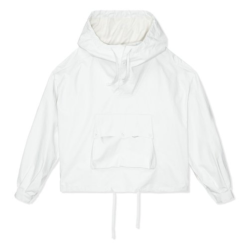 Maison Margiela Waxed Rubber Hooded Windbreaker 'Ice' - S51AM0496
