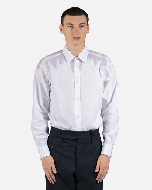 Maison Margiela Detachable Collar Button-Up Shirt 'White