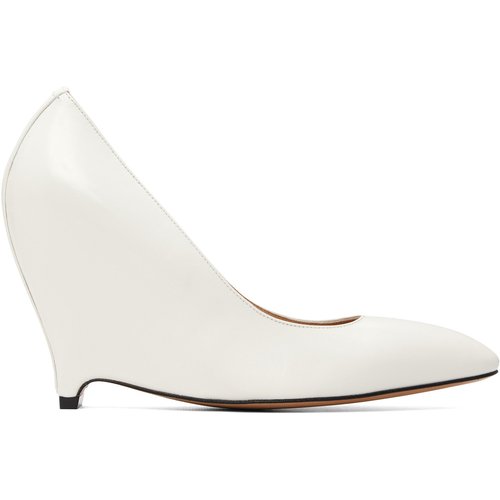 Maison Margiela White Heel-less Pump - T1003White - S39WL0180P7684