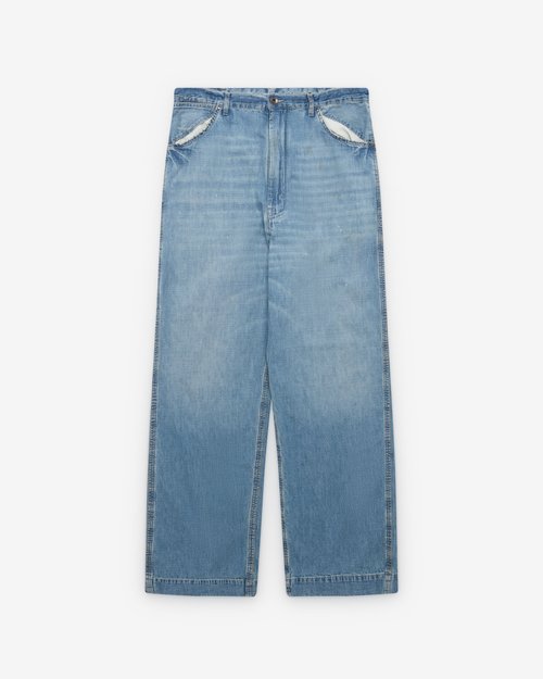 Maison Margiela Wide Leg Jeans - Blue - S50KA0711