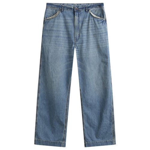 Maison Margiela Wide Leg Jeans - Blue Washed - S50KA0711-M30021-963