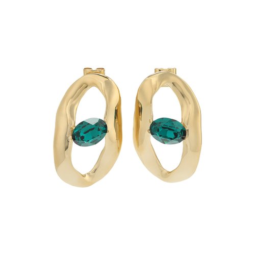 Marni Irregular Oval Gemstone Earrings - ORMV0489A0P652700V60