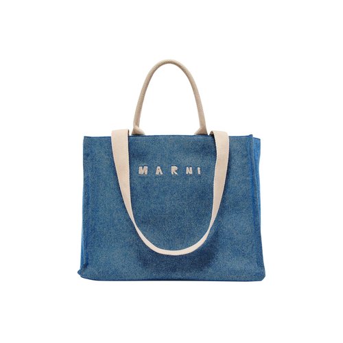 Marni Light Washed Denim Basket - SHMQ0034U8P853600B60